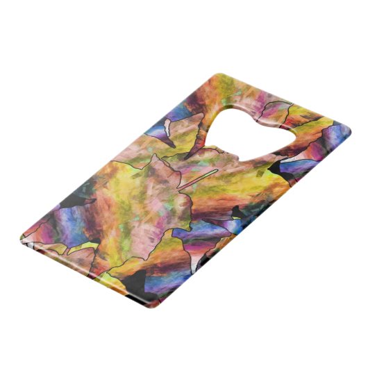 Couleurs de chute numérique Abstraites (Dos Angle)