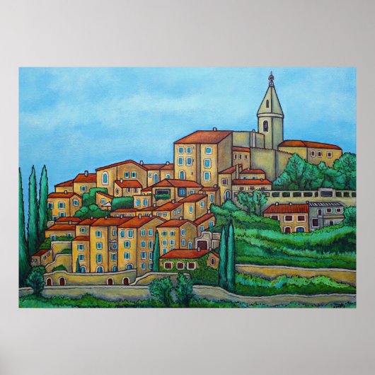 Couleurs de Crillon-le-Brave, Poster Imprimer 28x2 (Devant)