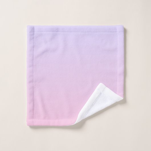 Couleurs de dégradé rose à violet (Gant de toilette)