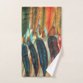 couleurs de feuilles d'automne original stylisé mo (Serviette à main)