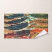 couleurs de feuilles d'automne original stylisé mo (Serviette à main)