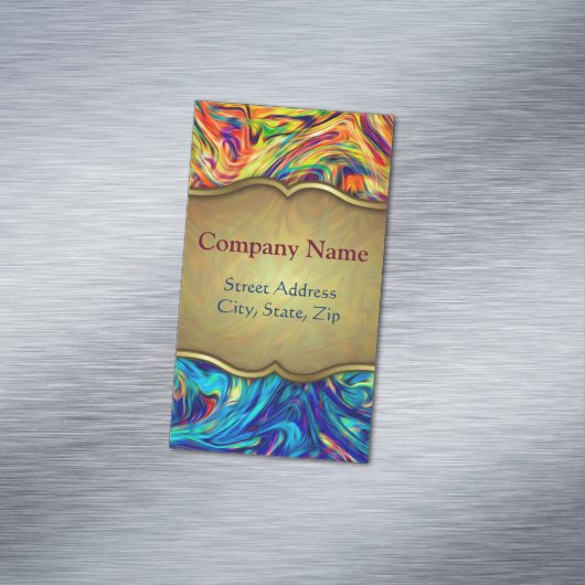 Couleurs de fluide d'aimant de carte de visite (In Situ)