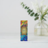 Couleurs de fluide de carte de visite de signet (Debout devant)