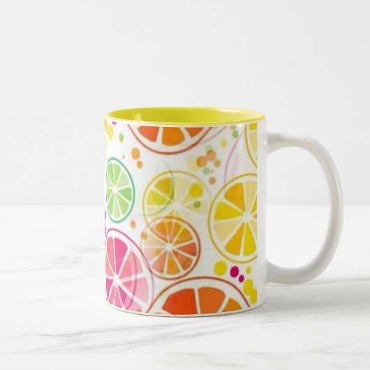 Couleurs de fruits d'été Mug (Droit)