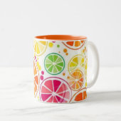 Couleurs de fruits d'été Mug (Devant droit)