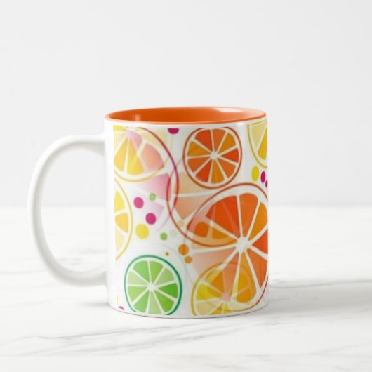 Couleurs de fruits d'été Mug (Gauche)