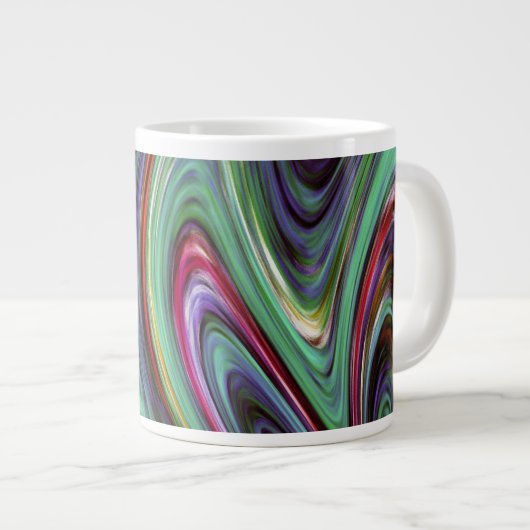 Couleurs de fusion ~ Mug Jumbo de 20 oz (Devant droit)