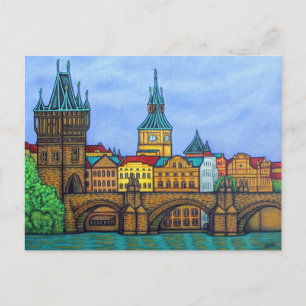 Couleurs de la carte postale de Prague par Lisa Lo