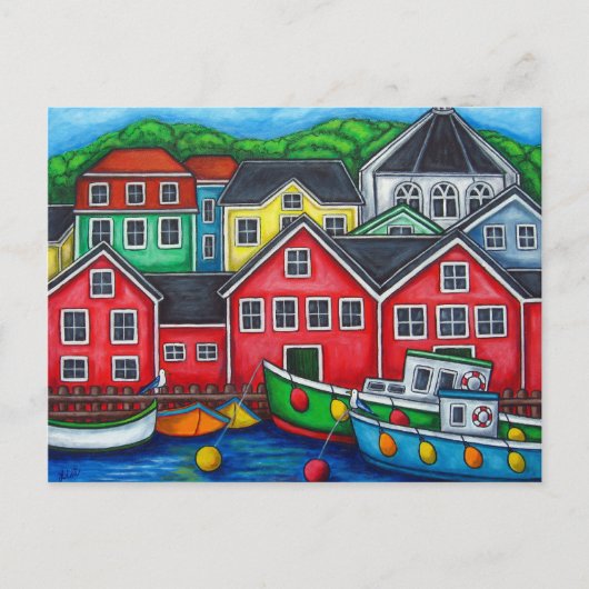 Couleurs de la carte postale Lunenburg (Devant)