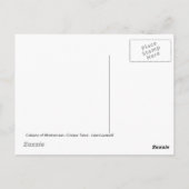 Couleurs de la carte postale Monterosso (Dos)