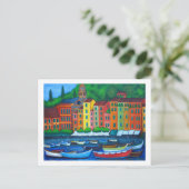 Couleurs de la carte postale Portofino (Debout devant)