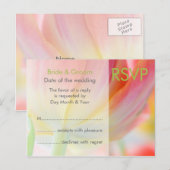 Couleurs de la carte postale RSVP Printemps (Devant / Derrière)