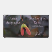 Couleurs de la nature Emerson Citation photographi (Recto)