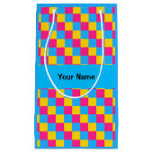 Couleurs de la transexualité à damiers sac cadeau  (Devant)