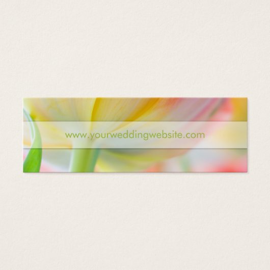 Couleurs de la Tulipe du printemps ・ Carte du site (Devant)