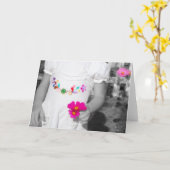 Couleurs de la vie - cartes de voeux (Fleur jaune)