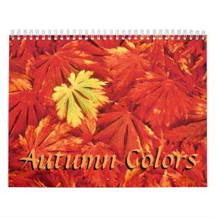 Couleurs de l'automne 2018 Calendrier