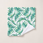 Couleurs de l'eau Ferns Motif (Gant de toilette)
