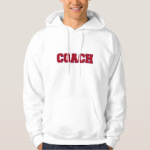 Couleurs de l'école COACH Mens Sweat - shirt à cap