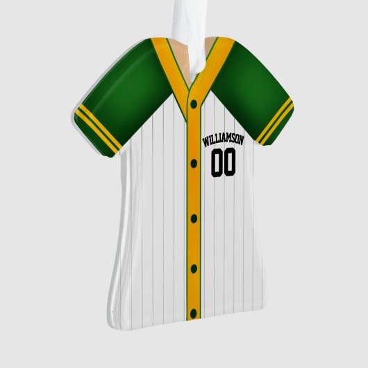 Couleurs de l'équipe de baseball personnalisé Jers (devant)