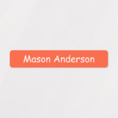 Couleurs de l'espace Nom étiquettes pour enfants i (Design 1)