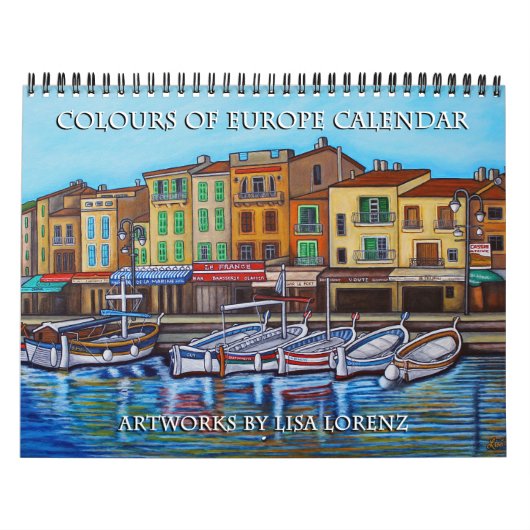 Couleurs de l'Europe Calendrier de 2 pages par Lis (Protection)