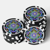 Couleurs de l'Univers Mandala jetons de poker (Empiler)