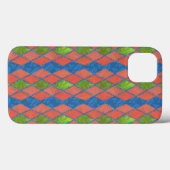 Couleurs de pavot Faux-patchwork coque ipad-Mate C (Verso (horizontal))