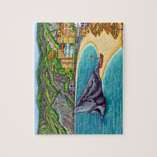 Couleurs de puzzle de Monterosso (Vertical)