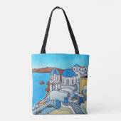 Couleurs de sac fourre-tout à épaule de Santorini (Dos)