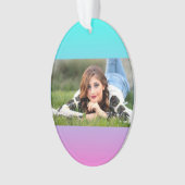 Couleurs de sirène dégradé rose pourpre aquombre (devant)