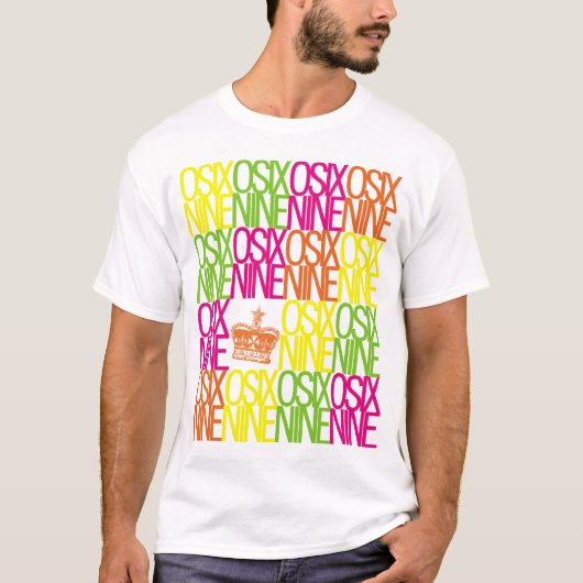 Couleurs de T-shirt d'OSIXNINE (Devant)