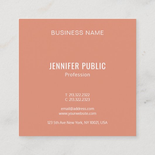 Couleurs de tendance monogramme modèle Cartes de v (Dos)