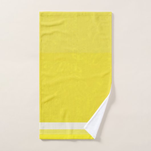 Couleurs de tranches de fruits de citron juteux (Serviette à main)