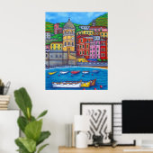 Couleurs de Vernazza par Lisa Lorenz Poster (Bureau à domicile)
