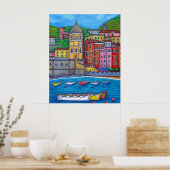 Couleurs de Vernazza par Lisa Lorenz Poster (Cuisine)