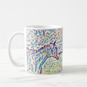 Couleurs De Vie Des Chevaux, Mug De Café