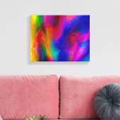 Couleurs d'eau Abstraites toile étirée (Insitu(Salon))