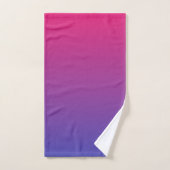 Couleurs dégradées rose et violet (Serviette à main)