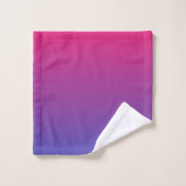 Couleurs dégradées rose et violet (Gant de toilette)