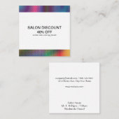 Couleurs demi-tons | Cartes de réduction (Devant / Derrière)