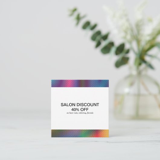 Couleurs demi-tons | Cartes de réduction (Debout devant)