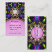 Couleurs d'énergie Guérir le Carte de visite du no (Devant / Derrière)