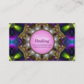 Couleurs d'énergie Guérir le Carte de visite du no (Dos)