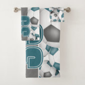 Couleurs d'équipe gris turquoise Beaucoup de balle (En situation)