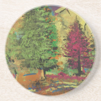 Couleurs des alpes 2 zandsteen onderzetter