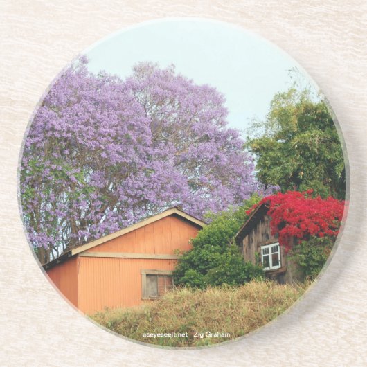 Couleurs des dessous de verre arrière-pays (Devant)