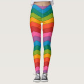 Couleurs des Leggings arrachés arc-en-ciel (Devant)