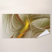 Couleurs des métaux précieux, art fractal Abstrait (Serviette de bain)
