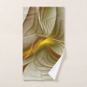 Couleurs des métaux précieux, art fractal Abstrait (Serviette à main)